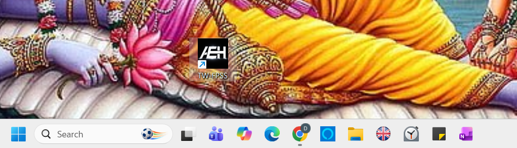 Launching EAH TF-WPSS Analytics Studio from the desktop